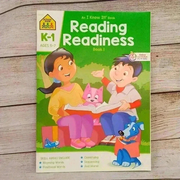 Other | Reading Readiness Kindergarten 1st Grade Book | Poshmark